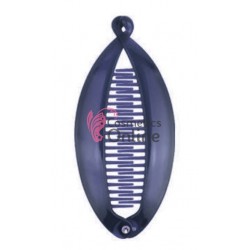 Accesoriu tip banana pentru prins parul din plastic PZS002DD - Dark Blue